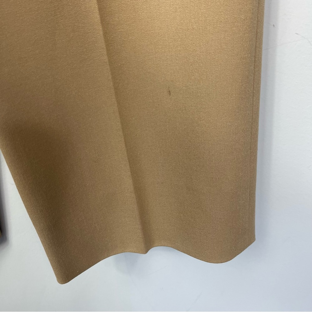 RALPH LAUREN Black Label High Rise Crop Beige Camel Wool Dress Pants Trousers 12 - Picture 15 of 15